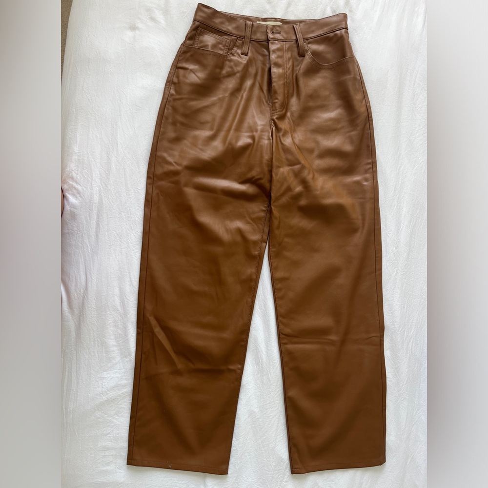 Madewell leather pants